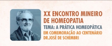 XX Encontro Mineiro de Homeopatia